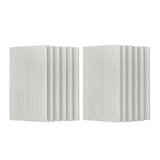 3D Faux Stone Wall Panels, 12 PCS PU Wainscoting Panel for Interior Wall Decor