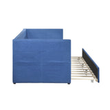 Daybed with Trundle Wood Sleeper Blue