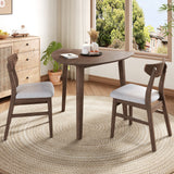Engineered Wood Dining Set Brown