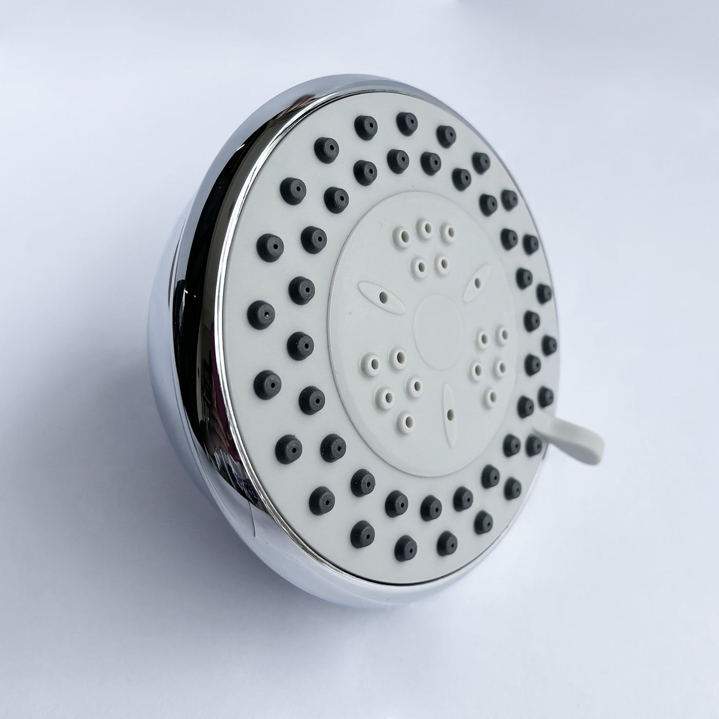 4 inch Rain Shower Head 3 Spray Modes Swivel Ball Joint
