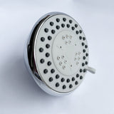 4 inch Rain Shower Head 3 Spray Modes Swivel Ball Joint