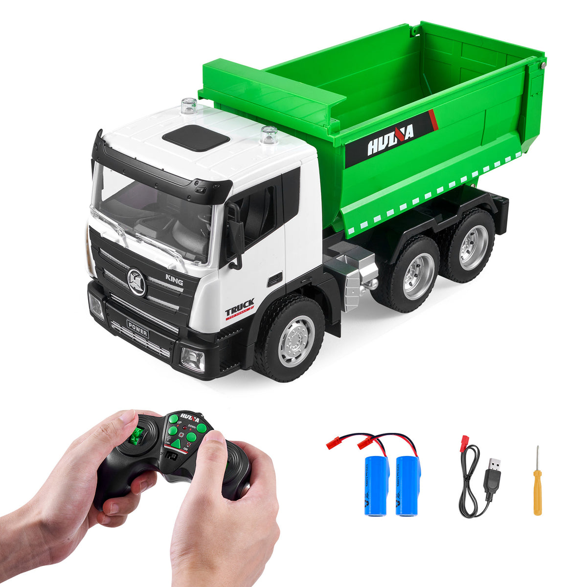Christmas Gift! RC Remote Control Dump Truck Toy Construction Vehicle Toy 9CH 1: