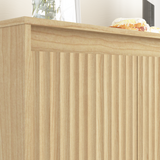 4 Door Sideboard Buffet Cabinet with Power Outlet