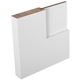 32 in. x 80 in. x 1-3/8 in. Shaker White Primed 2-Panel Wooden Interior Door