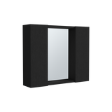 Medicine Cabinet - Double Door - Mirror - Black - 20.1"W x 22.8"H