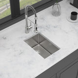 12 Inch Undermount Sink - 12" x 18" x 8" Undermount Stainless Steel Kitchen