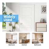 28" X 80" Primed Solid Core Interior Slab Door 3-Panel