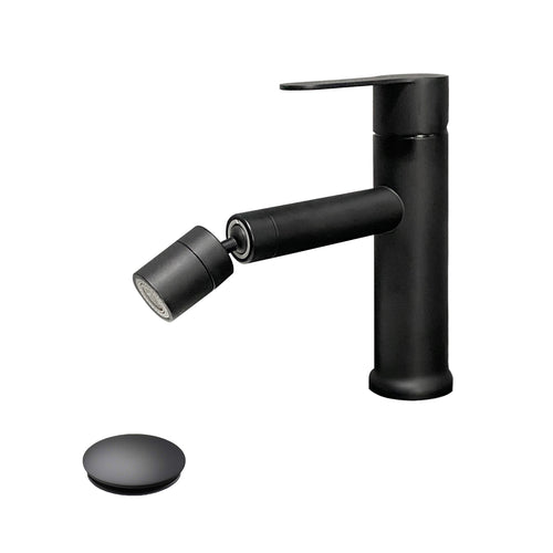 Single Handle Bathroom Sink Faucet with Pop-Up Drain
