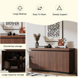 Sideboard Buffet Cabinet, Modern Accent Storage Sideboard