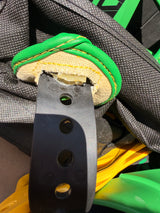 Burton 3014 Infidel Snowboard Bindings Green Yellow Re:Flex - w/ Bag - As Is