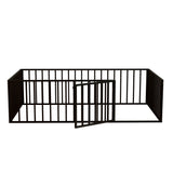 Twin Metal Platform Bed Black