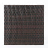 Wicker Bar Table Set Brown Multi
