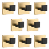 8 Pack Stainless Steel Wall-Mounted Towel Hooks