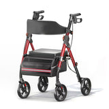 Matinal Foldable Rollator Walkers with Seat for Seniors, 350 lb Capacity