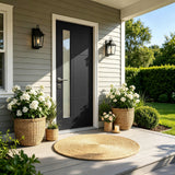 36"x80" Fiberglass Front Door Right-Hand Inswing with PVC Frame