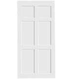 Crazy Elf 28x84 Six Panel Interior Door Slab Pre-Drilled