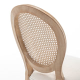 Set of 2 Solid Wood Dining Chair Beige