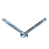 Galvanized V Bracket Razor Wire Fence Extension 1 Pair