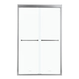 48"W x 76"H Semi-Frameless Bypass Sliding Shower Door