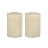 Unscented Soy Wax Candle 4x6" Ivory 2 Pack