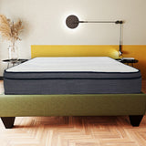 14" Full Hybrid Plush Foam Mattress Soft Knit Cover