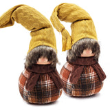 Fall Gnome Decorations Thanksgiving Table Set 2pcs