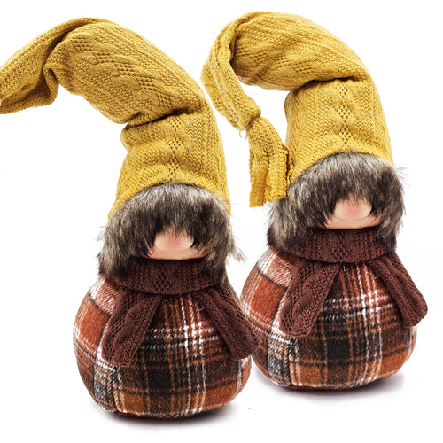 Fall Gnome Decorations Thanksgiving Table Set 2pcs