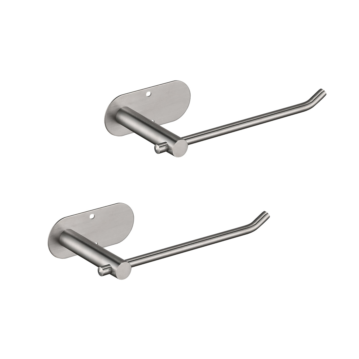 Stainless Steel Paper Towel Holder 2-Pack Self-Adhesive