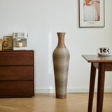 Hand-Woven PVC Rattan Floor Vase, 39.3 Inch Tall Decorative Vase