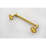 Bathroom Hardware Set - 6 Piece - Brass - Wall Mount Towel Rack