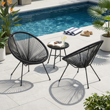 Anson Black Chair Set of 2