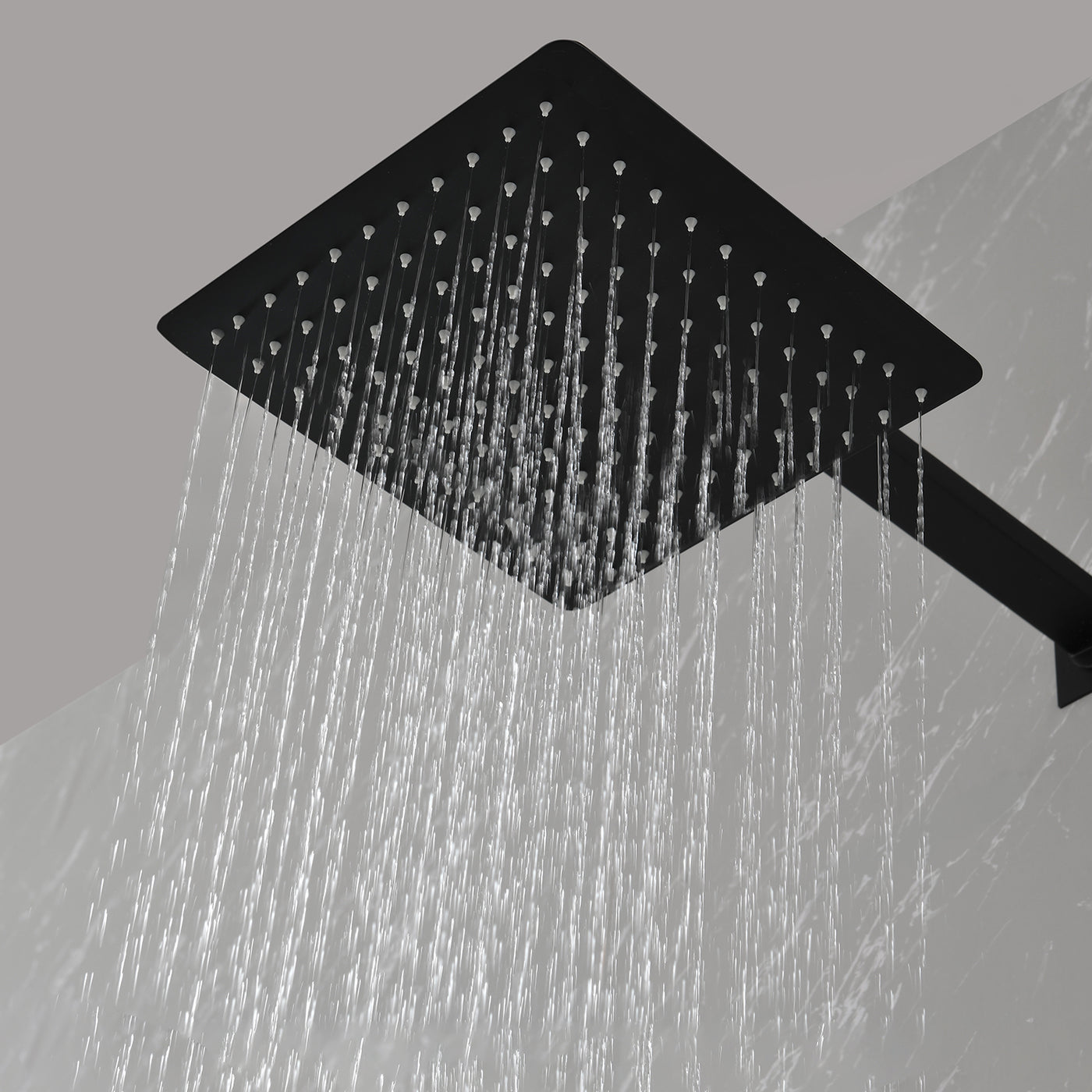 12 Inch Square Wall Mount Rainfall Shower Head