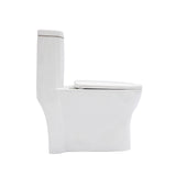 Ceramic One Piece Toilet for Bathroom, 12-inch Rough-In, 1.22/1.6 GPF