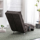Linen Recliner Dark Gray