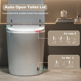 Smart Toilet with Bidet Built in, ADA One-Piece Toilet Auto Open/Close & Flush