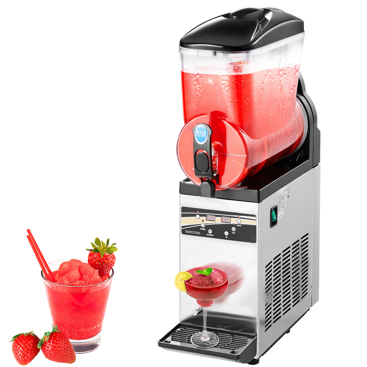 Commercial Slushy Machine 15L Margarita Smoothie Frozen Drink Slushie Maker