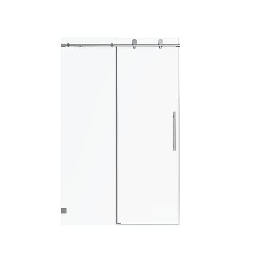 Frameless Single Sliding Soft-Close Shower Door 46-48" x 76" 8mm