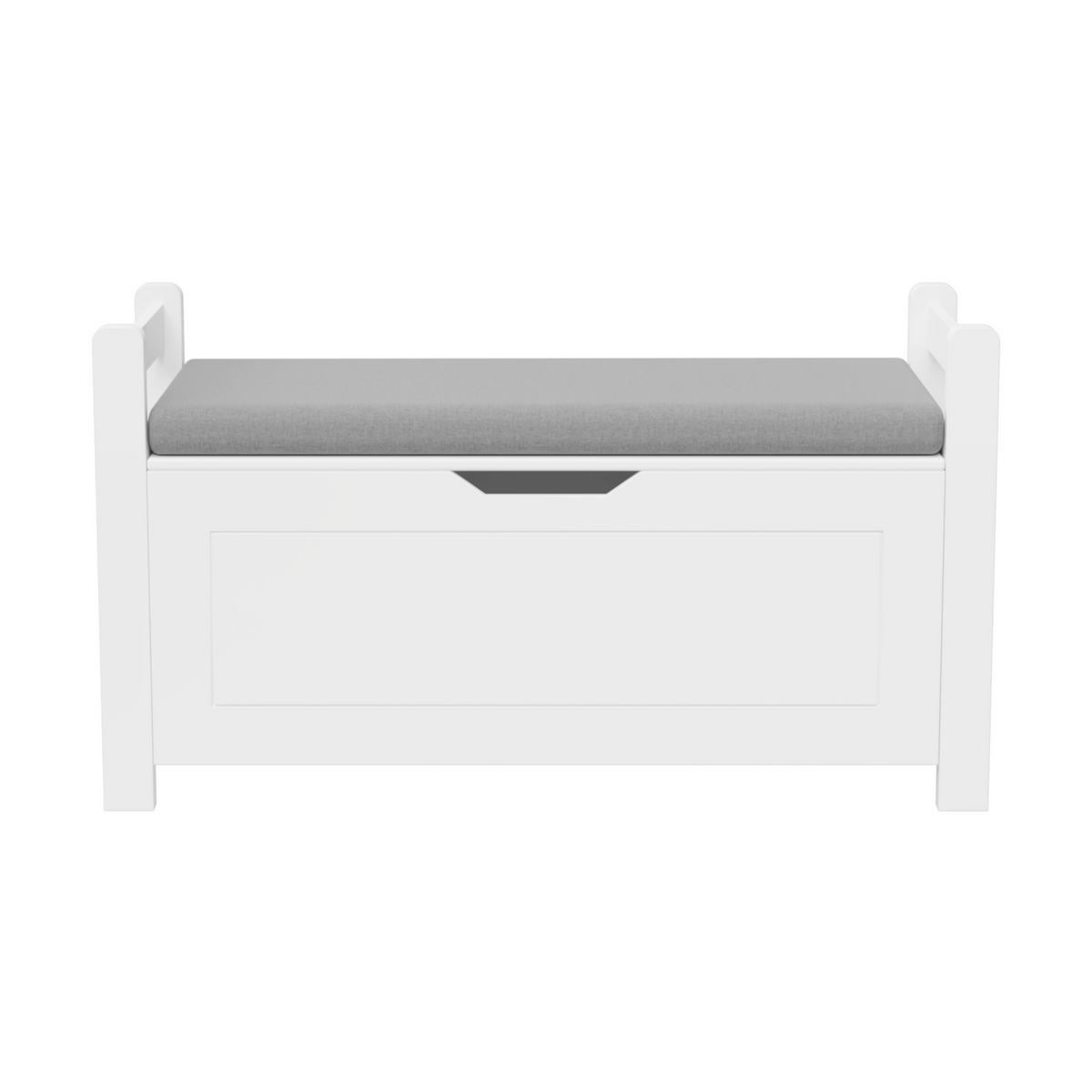Kids Toy Box Chest, White Toy Box for Boys Girls, Large Storage Cabinet
