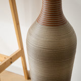 Hand-Woven PVC Rattan Floor Vase, 39.3 Inch Tall Decorative Vase