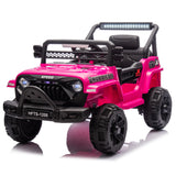 12V Kids Ride On Electric Truck Car W/Parents Control,2WD,Four-wheel suspension,