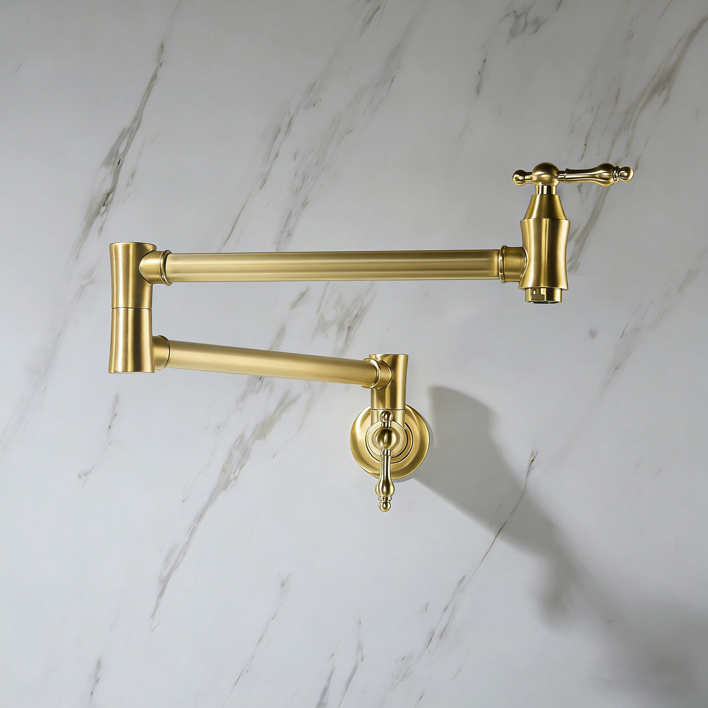 Wall Mount Folding Kitchen Pot Filler Faucet