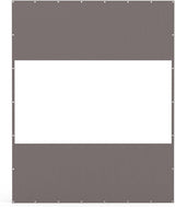 Clear PVC Outdoor Curtain Panel 10'H x 8'W Waterproof