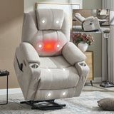 350 LBS Power Lift Recliner Chair w/ Vibration Massage
