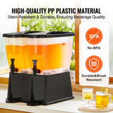 Beverage Dispenser, 3 Gallon x 2 Drink Dispensers for Parties