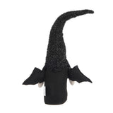 Set of 2, 10x3x15.5' Fabric Black Gnome With Wings Decor, for Halloween Decor