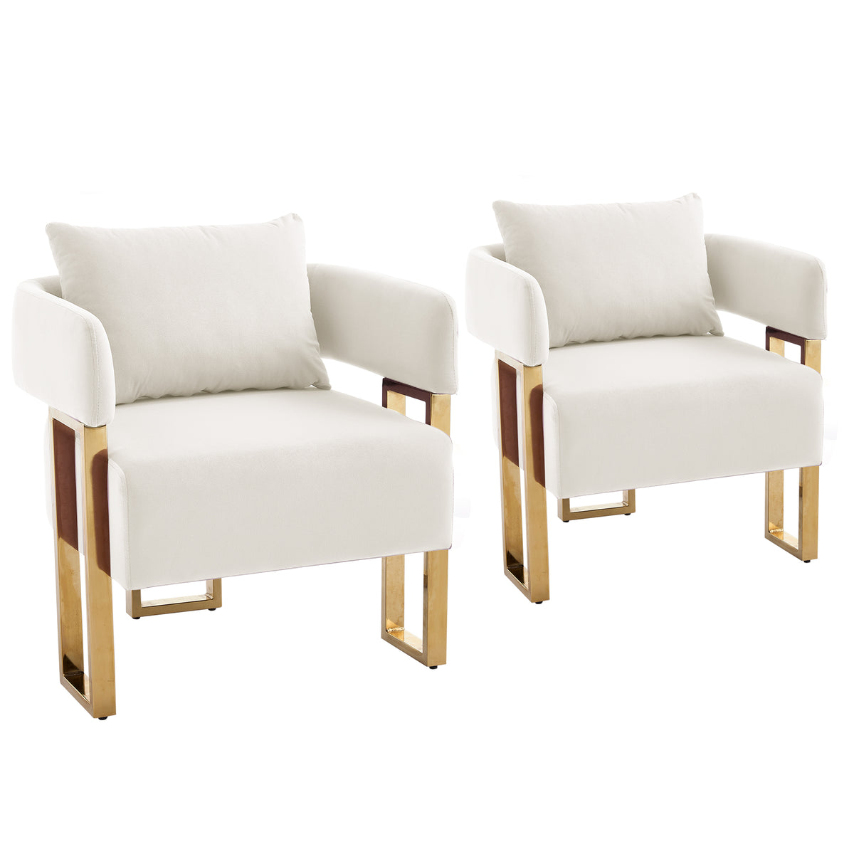 Velvet Sofa White
