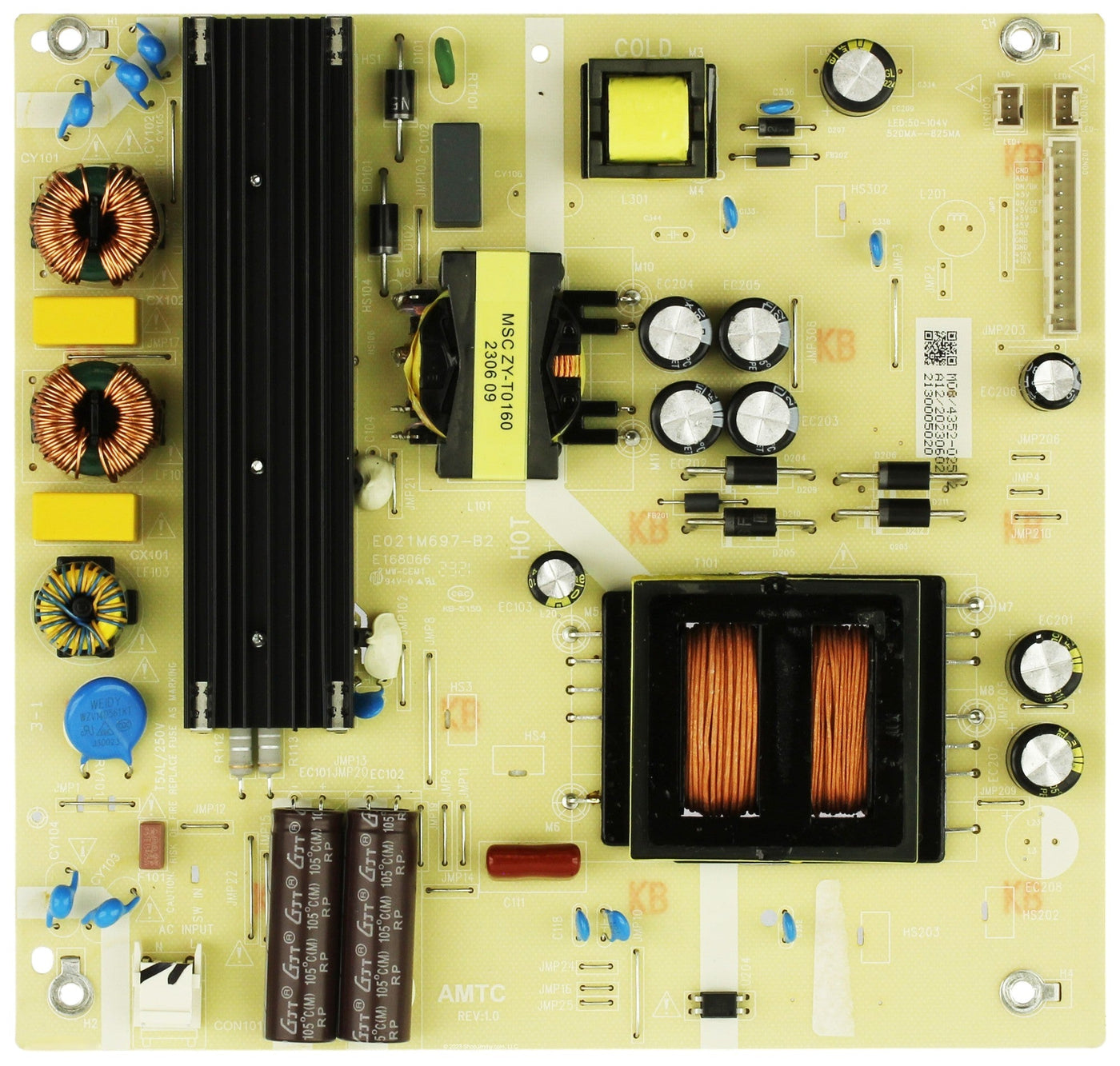 514C6507M08 ONN Westinghouse Power Supply, TV6507-ZC02-01, 514C6507M08,