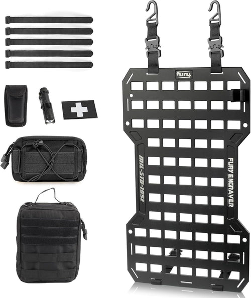 17515 Rigid Molle Panels For Vehicles Truck Mount Rack Panel Tactical Seat Back