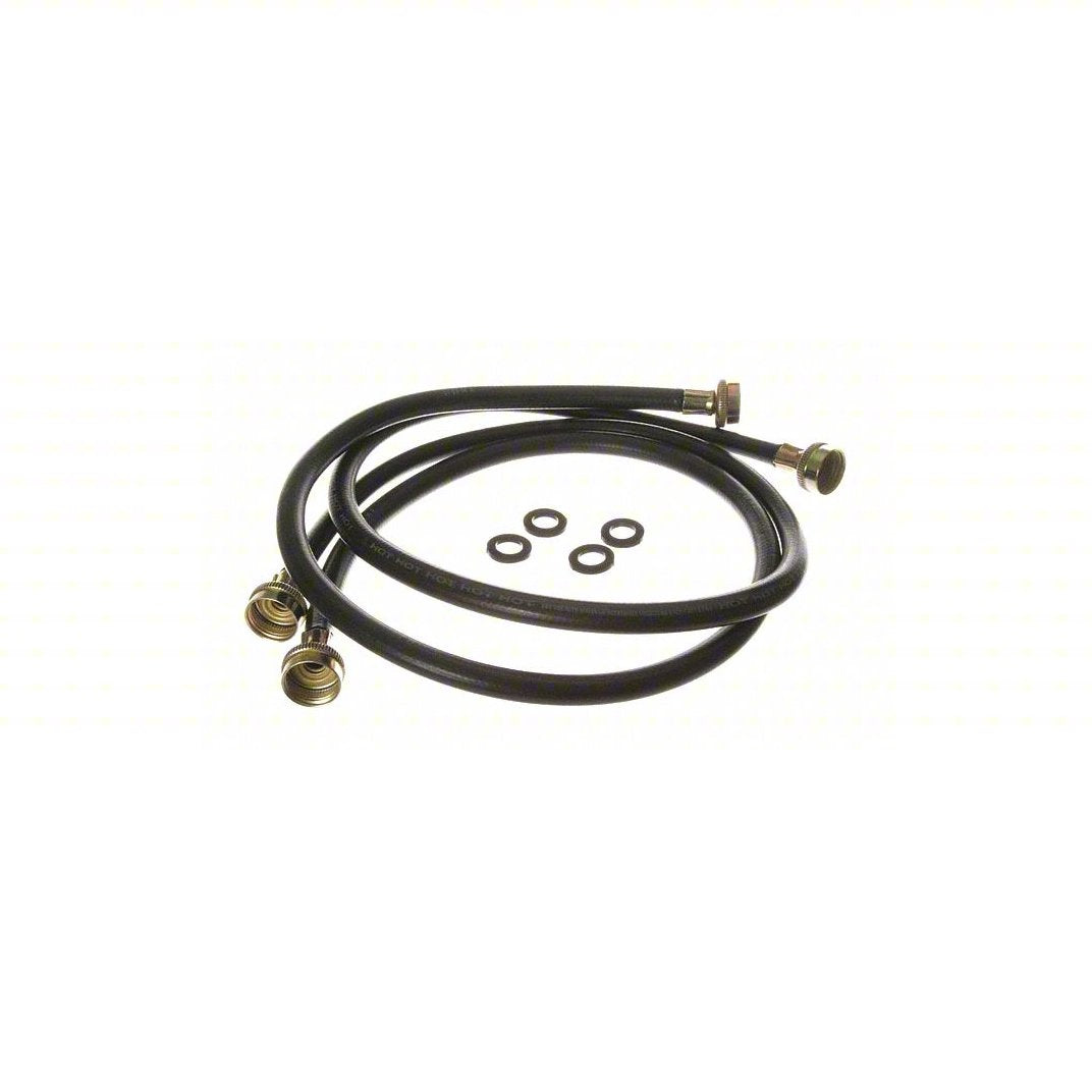 GE Inlet Hose WH41X10207, Rubber, 4 ft.: Fits GE Hotpoint RCA Brand