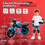 24V300W Kids Ride On XL Electric Toy Muscle Motorcycle,High-Speed Hub Motor,14''